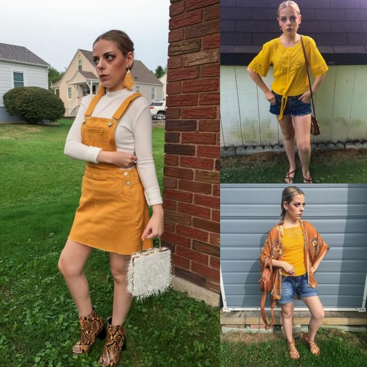 mustard yellow outfit ideas