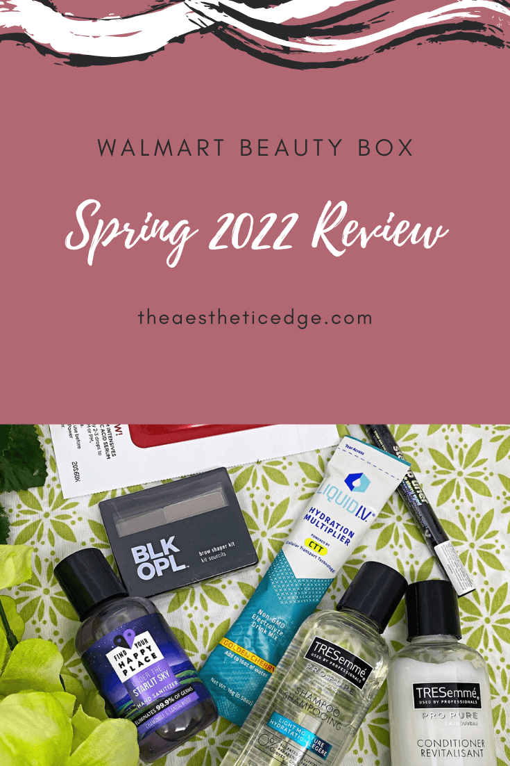 walmart beauty box spring 2022 review