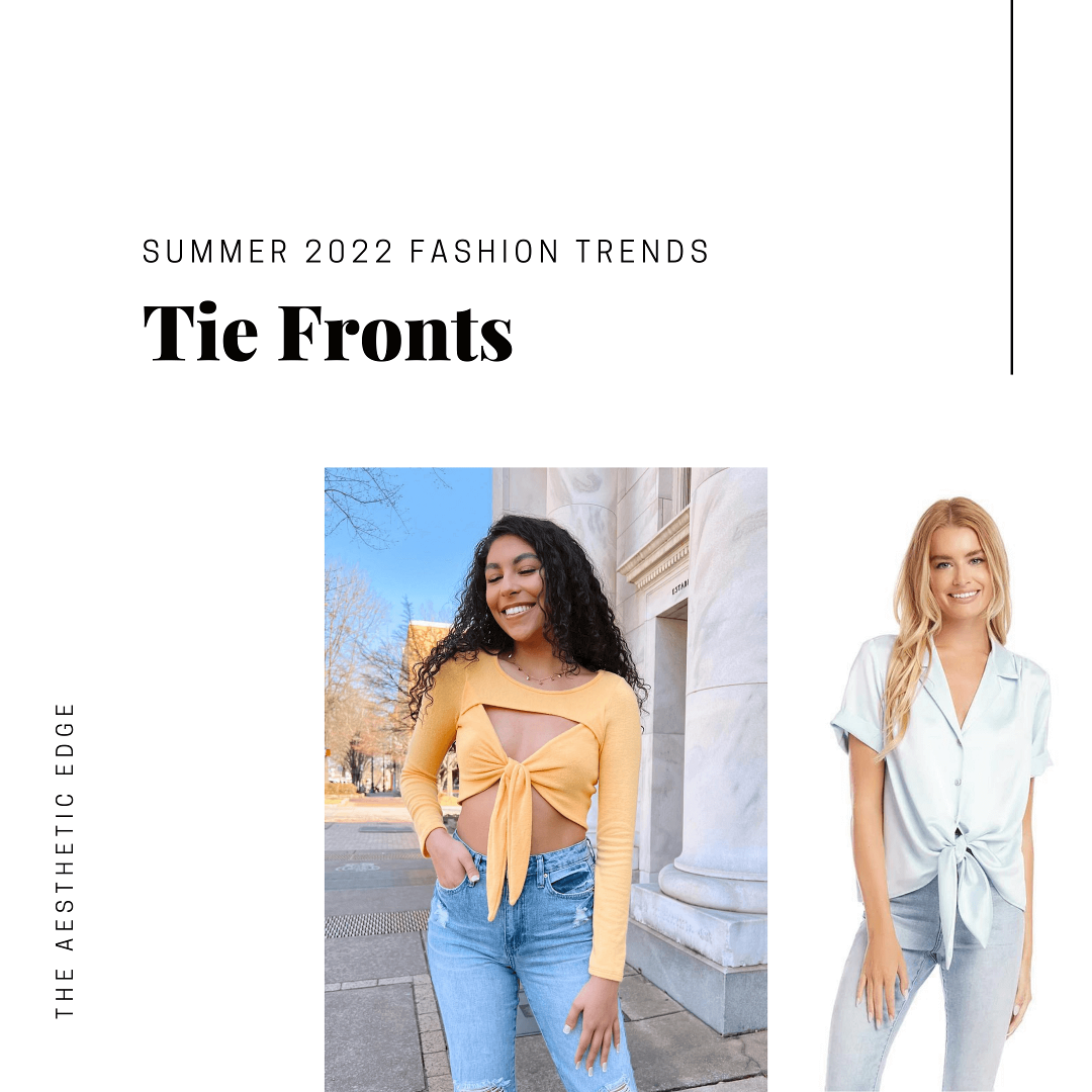 tie front 2022 fashion trends