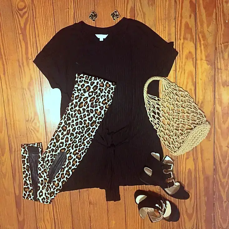 leopard leggings outfit