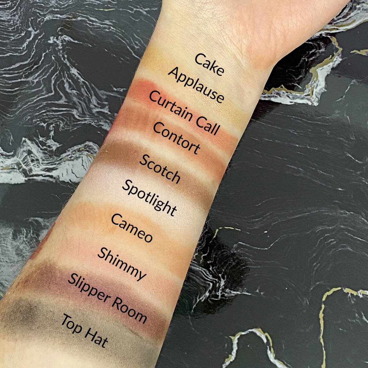 haus labs Glam Room Palette No 1 Fame swatches