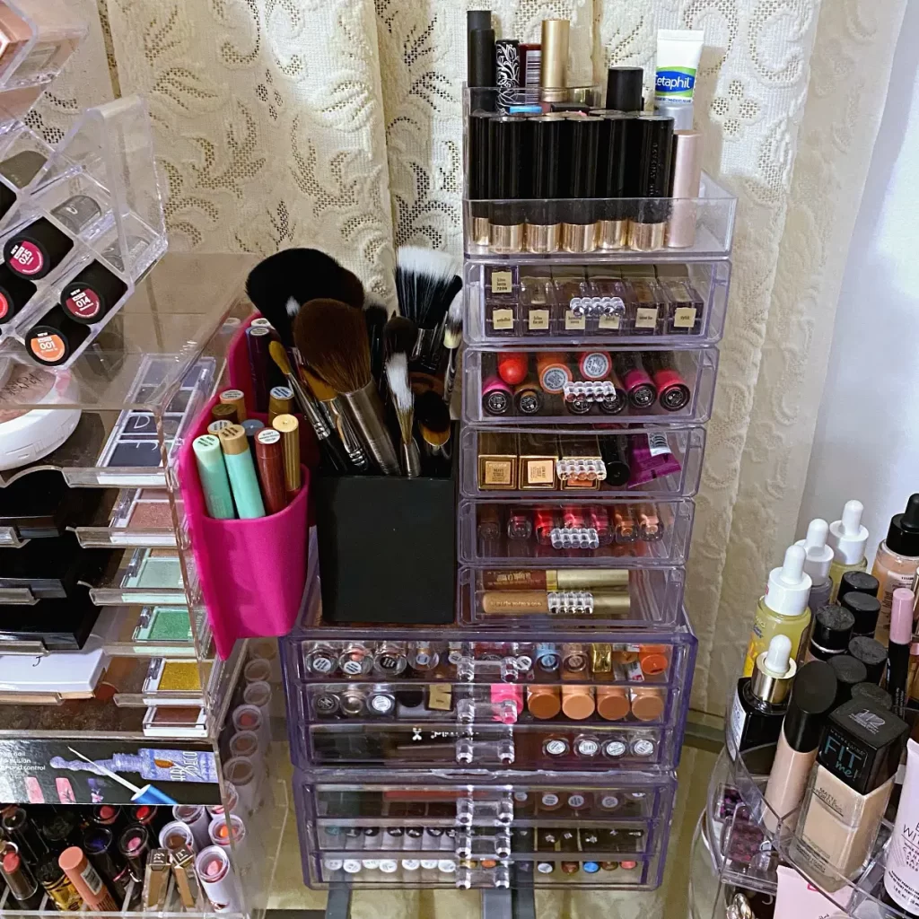 Depotting and Organization - Blur Makeup Room