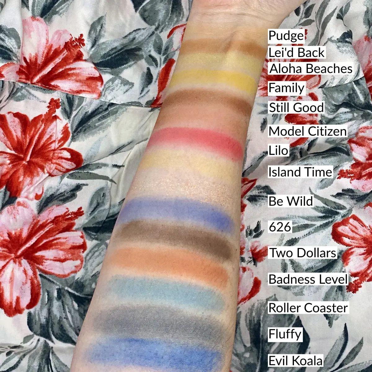 wet n wild Stitch Ohana Shadow Palette For Eye and Face swatches