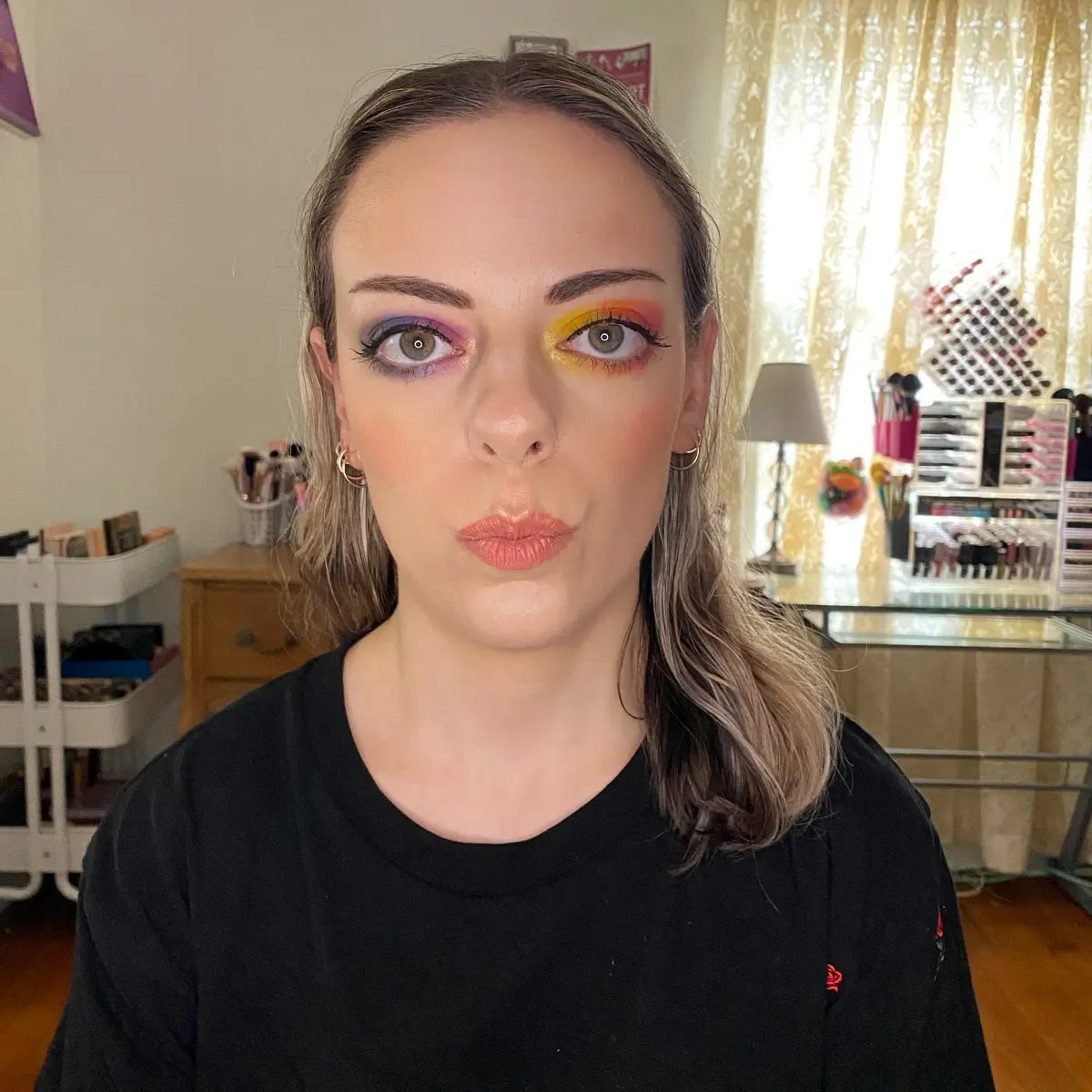 wet n wild pride collection makeup look