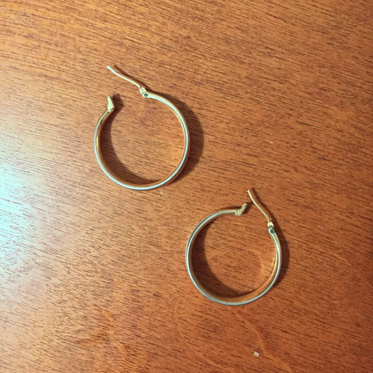 medium gold hoop earrings