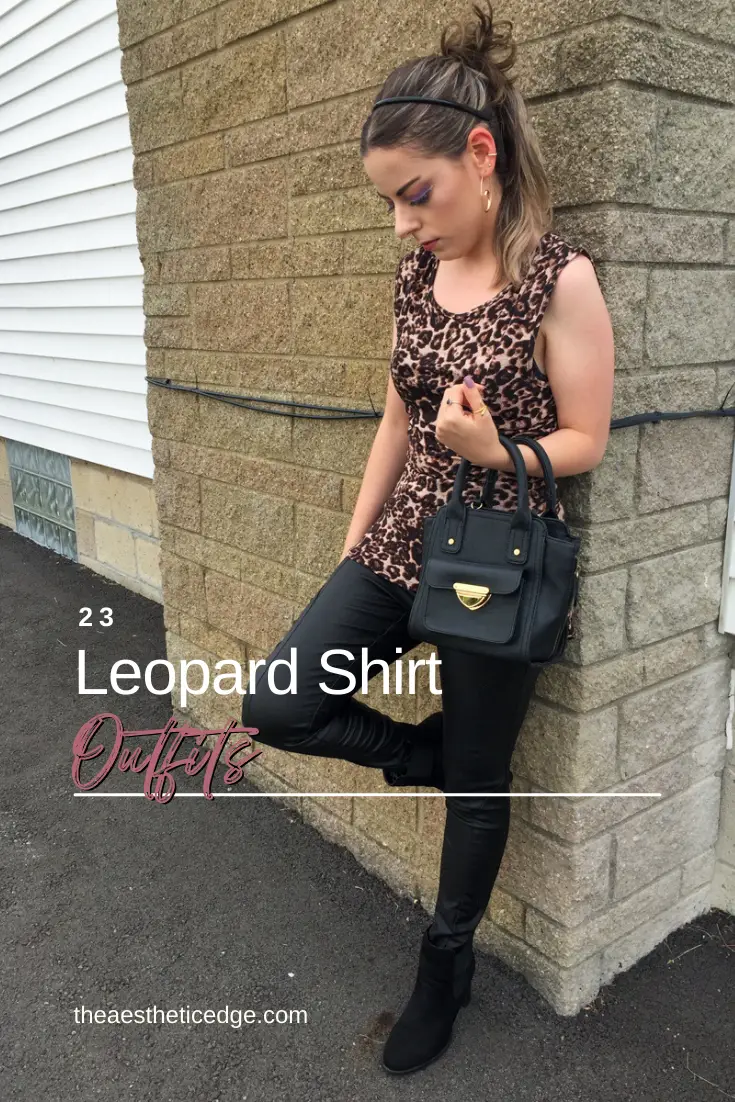 leopard shirt outfits