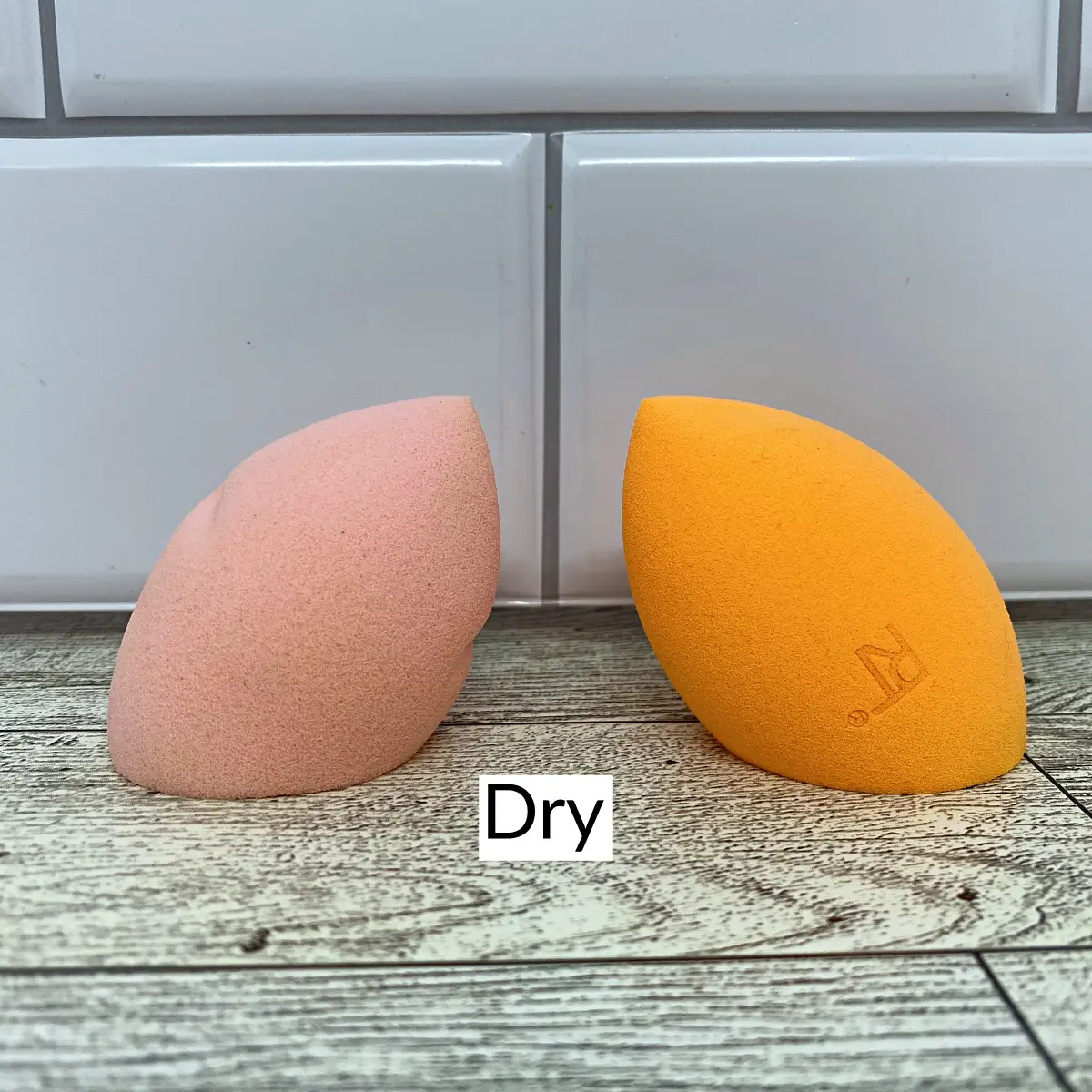elf vs real techniques sponge dry
