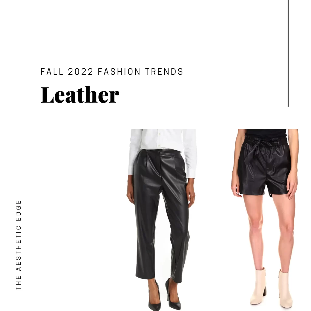 leather fall 2022 fashion trends