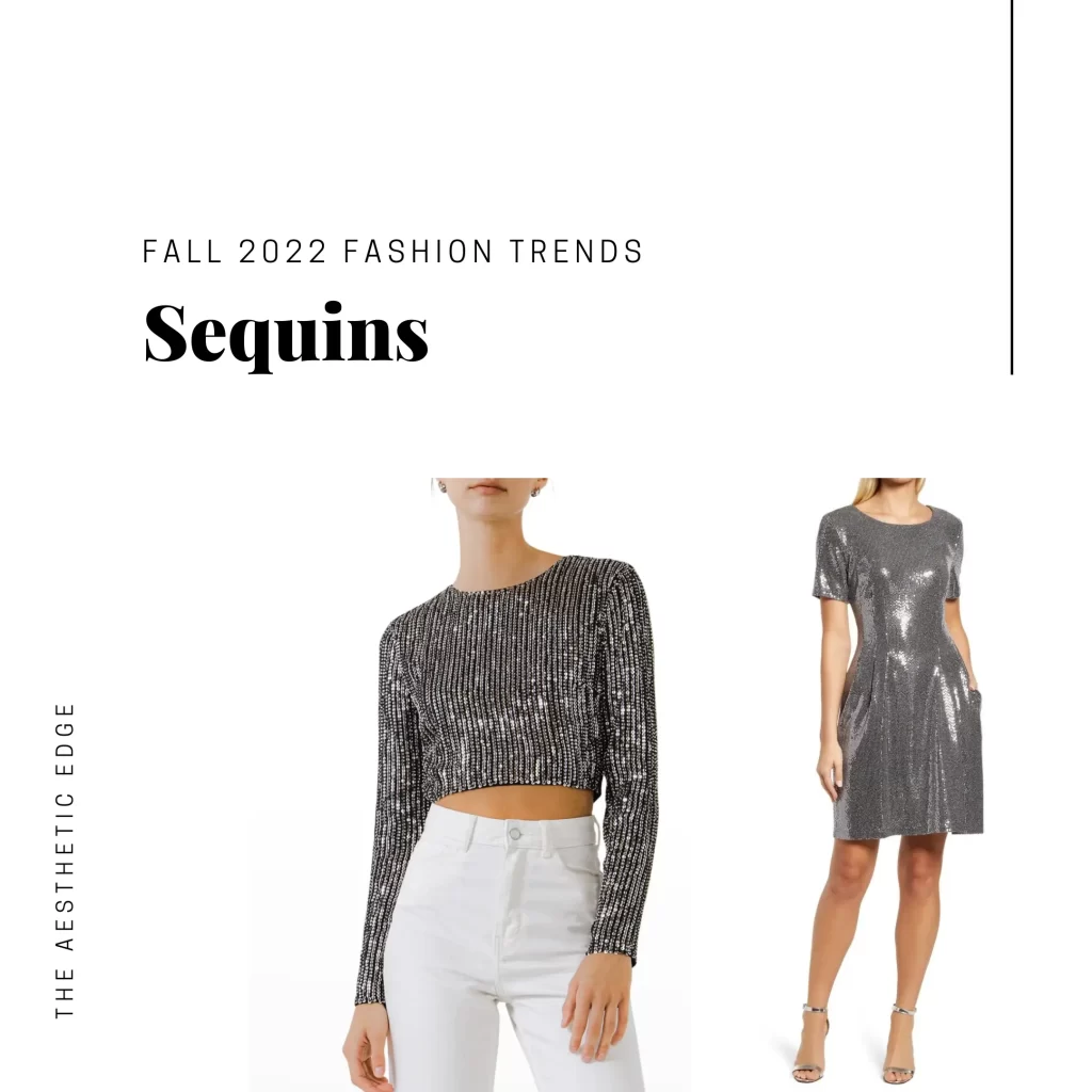 sequins fall 2022 fashion trends