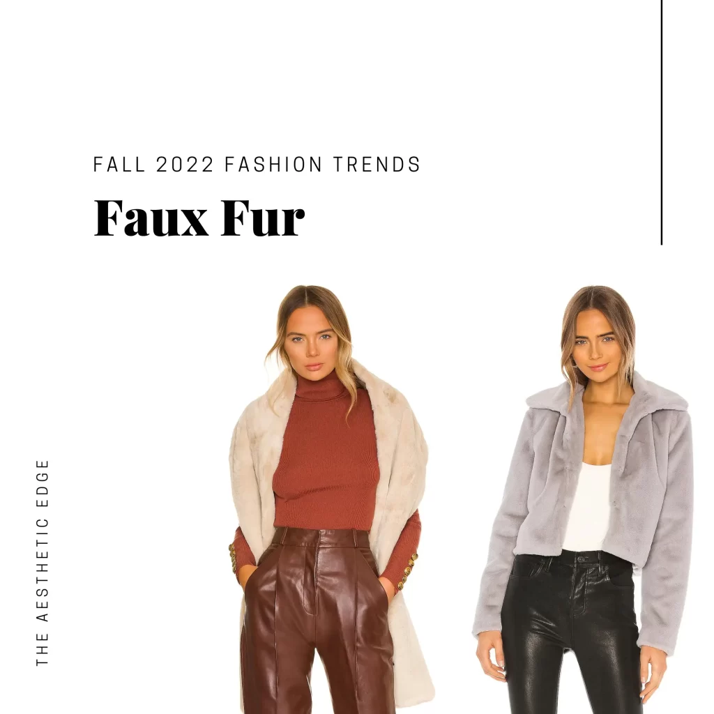 Faux Fur fall 2022 fashion trends