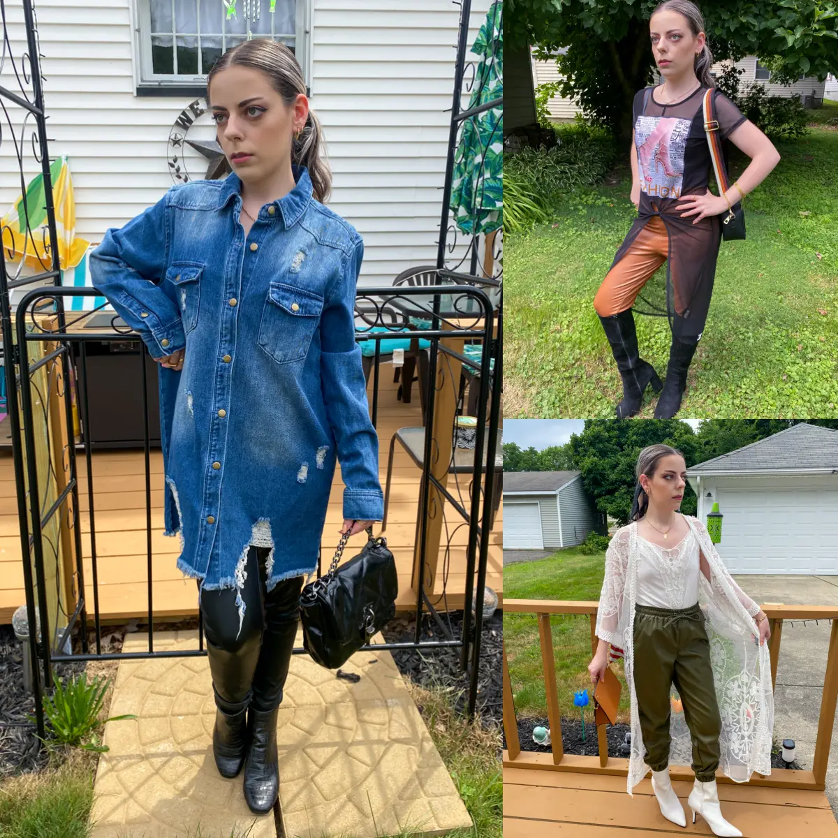 leather pants outfits ideas