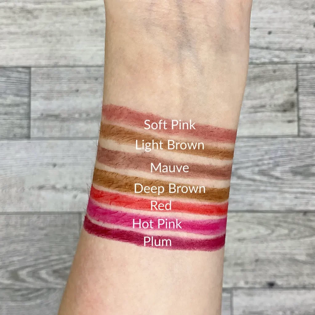 elf Love Triangle Lip Filler Liner swatches