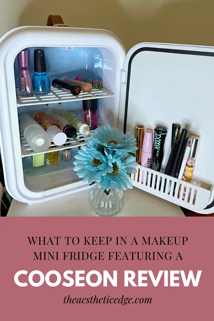 What To Keep In A Makeup Mini Fridge Featuring A Cooseon Review