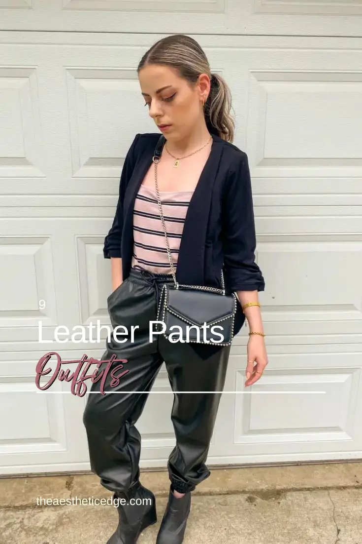Looks wearing Leather Pants even in spring-summer – Onpost
