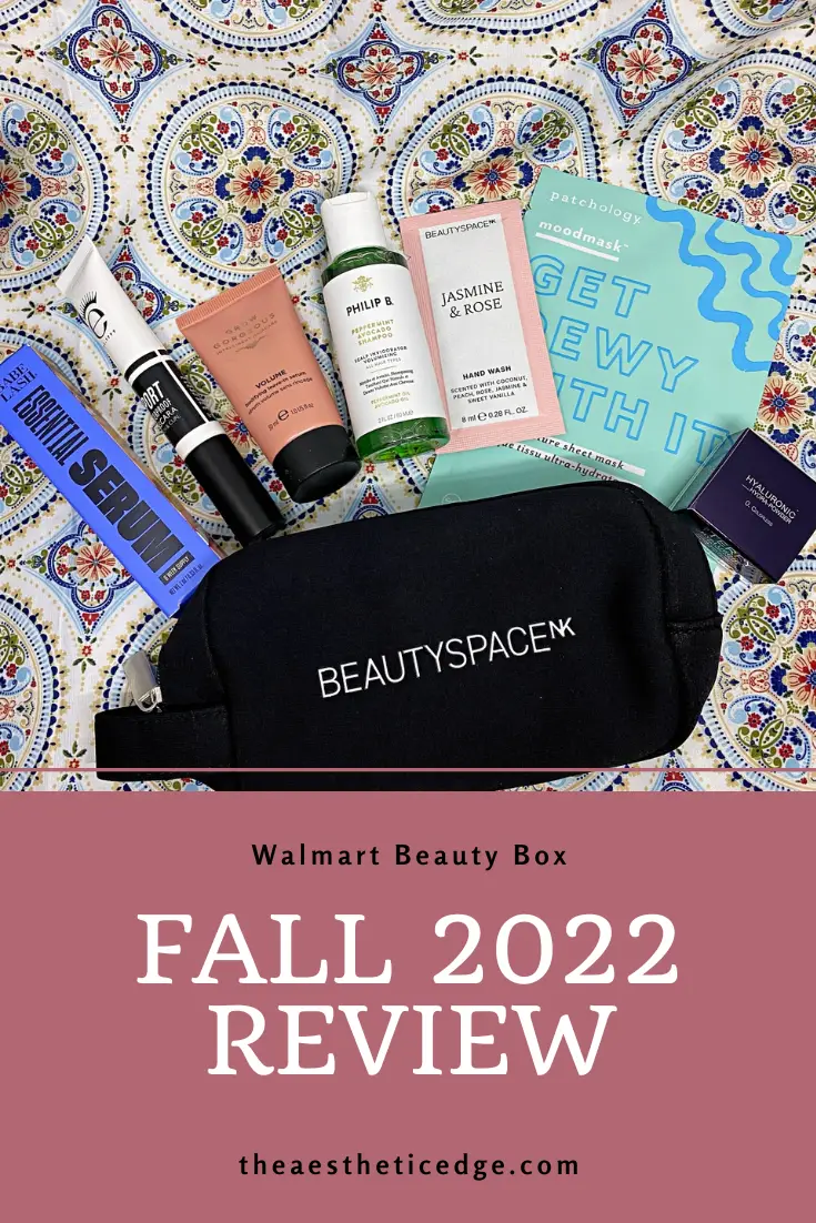 walmart beauty box fall 2022 review