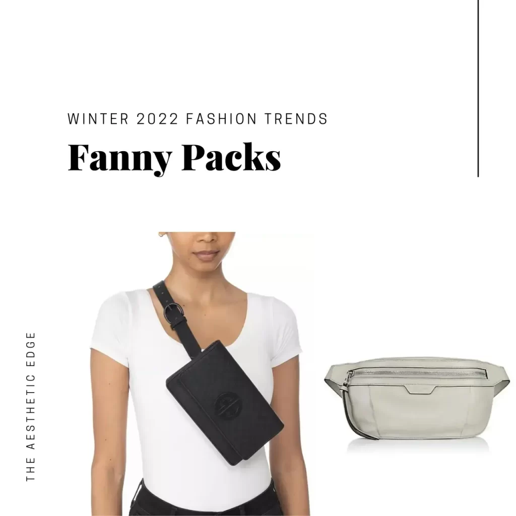 fanny packs belt bags winter 2022 fashion trends