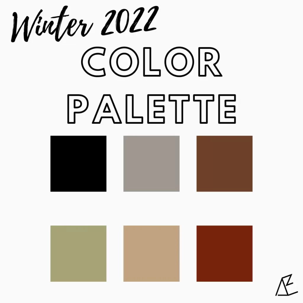 winter 2022 fashion color trends