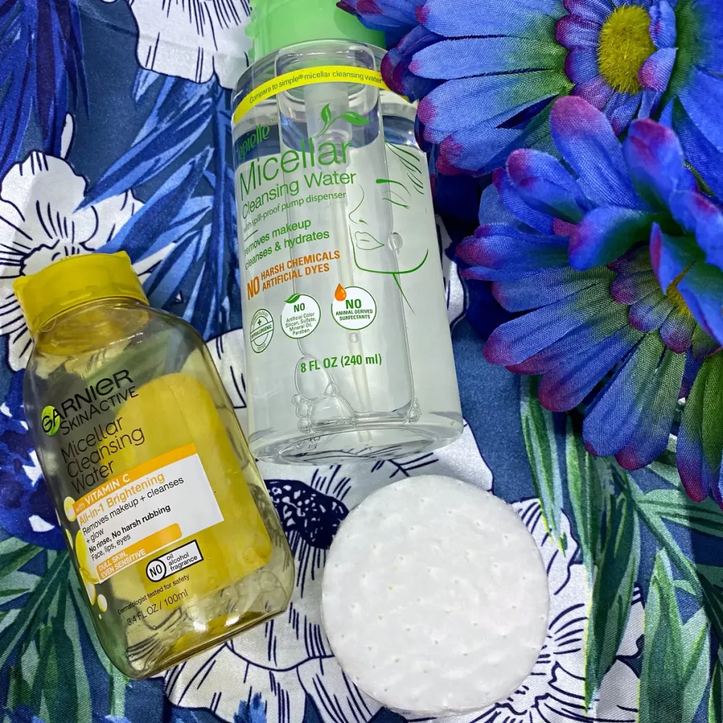 Micellar Water and Cotton Rounds
