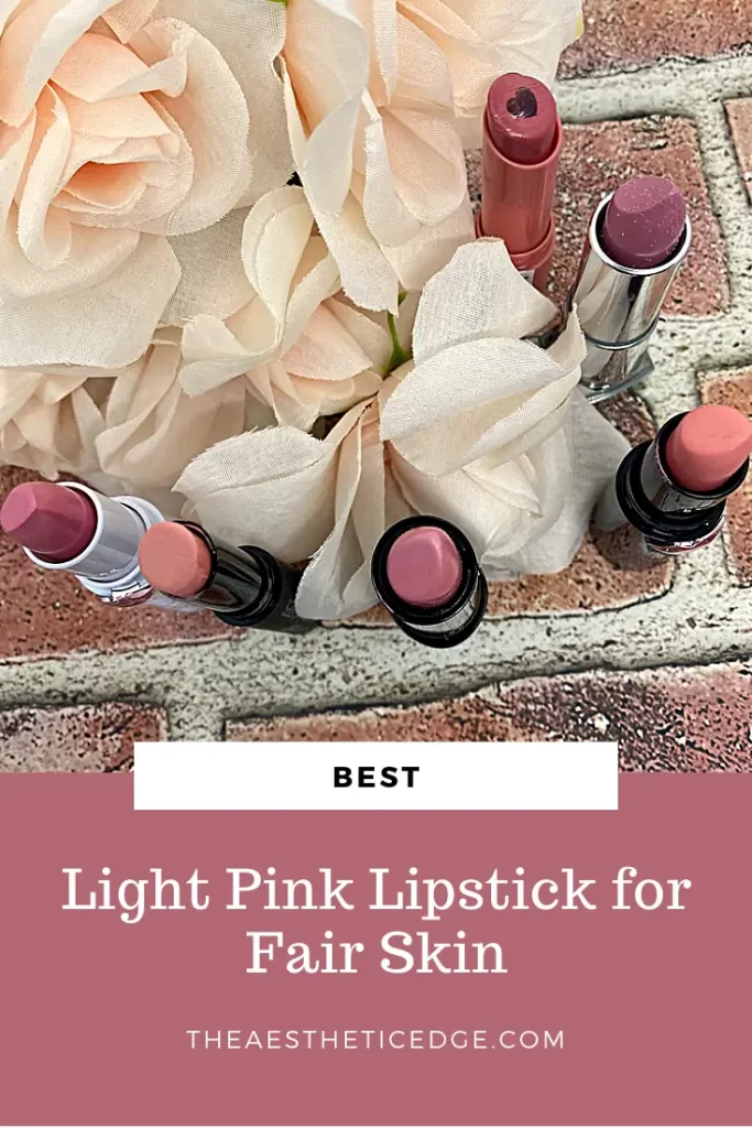 best light pink lipstick for fair skin