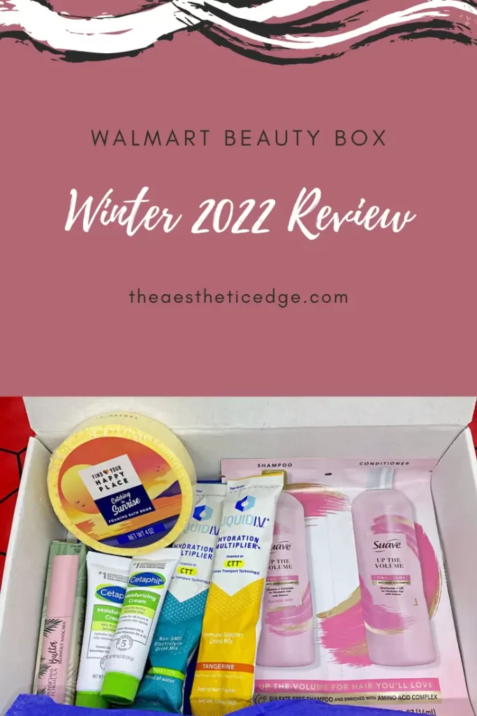 walmart beauty box winter 2022 review