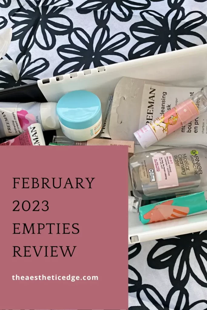 February 2023 empties review