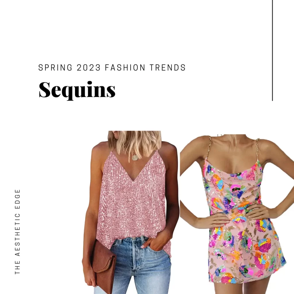 sequins spring 2023 fashion trends
