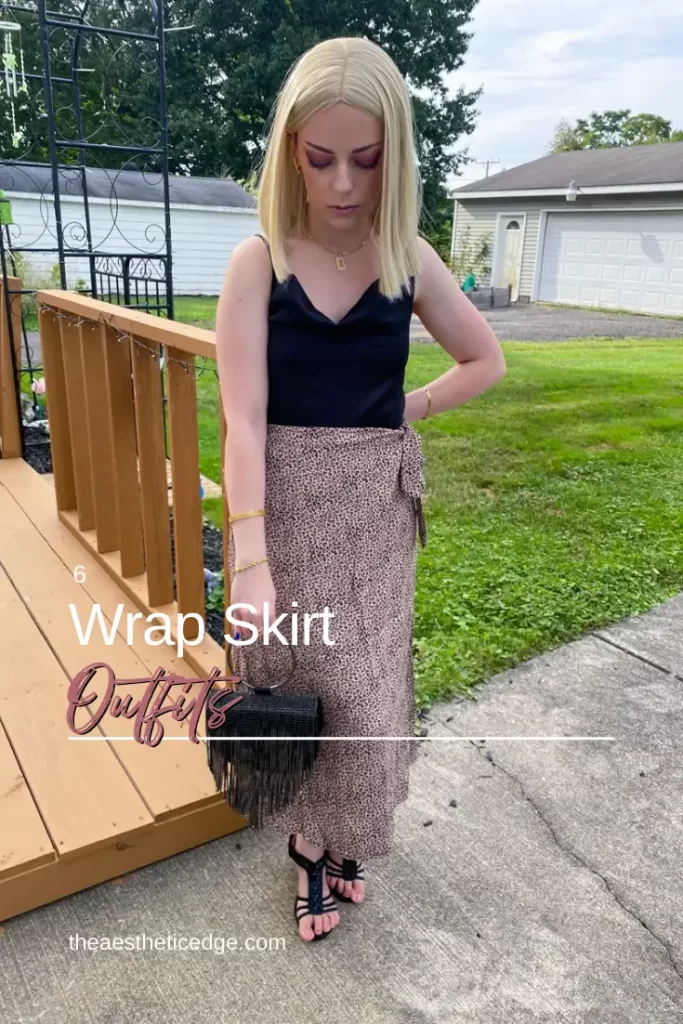 wrap skirt outfits