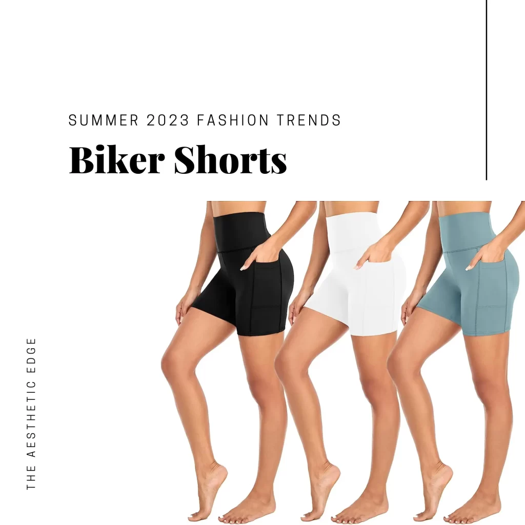 biker shorts summer 2023 fashion trends