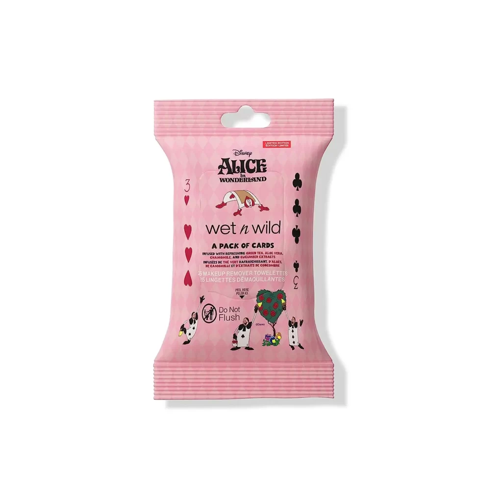 wet n wild Alice in Wonderland A Pack of Cards Makeup Remover Towelettes