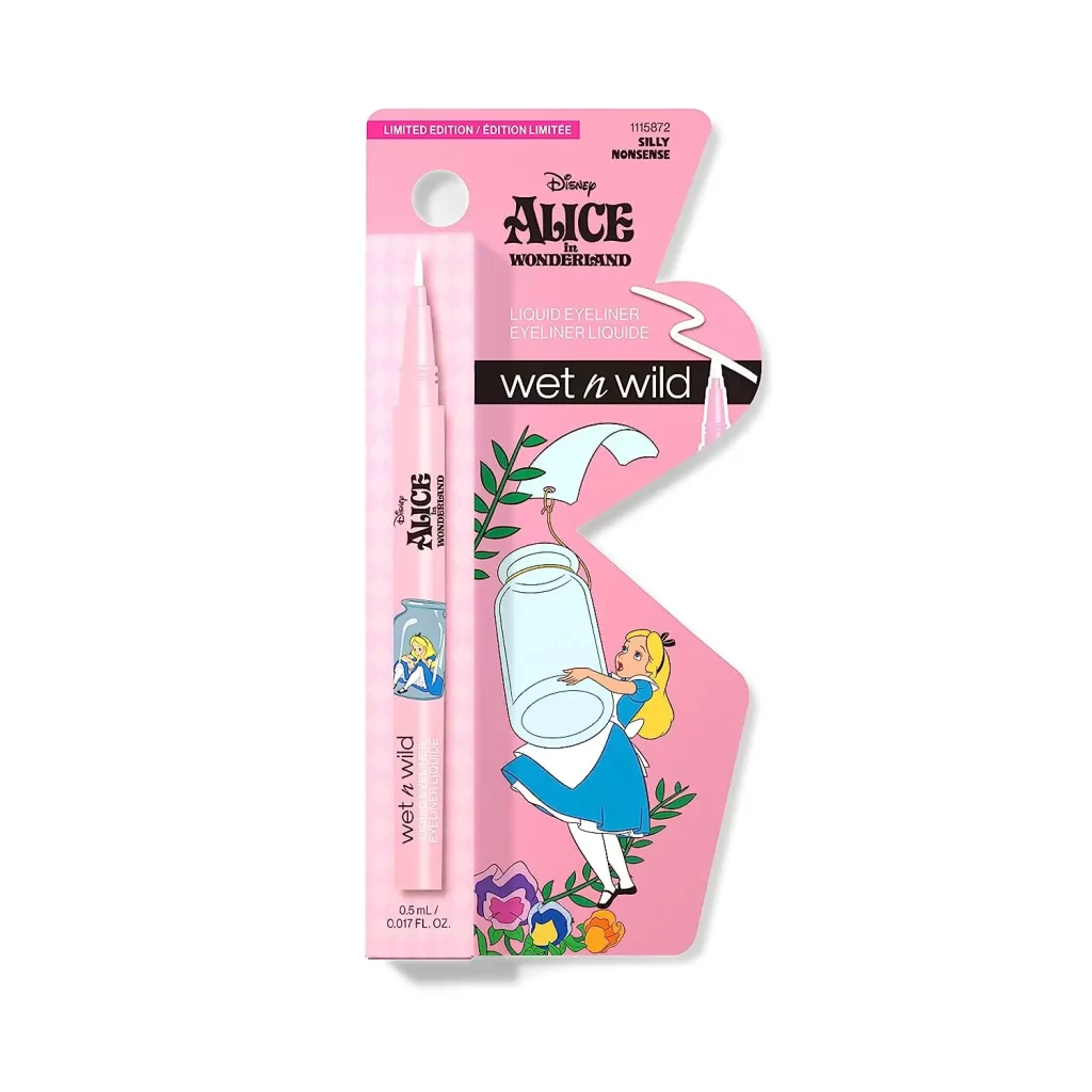 wet n wild alice in wonderland liquid eyeliner out of time silly nonsense