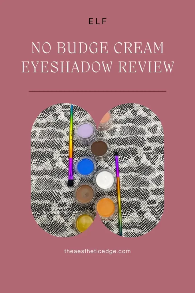 elf No Budge Cream Eyeshadow Review