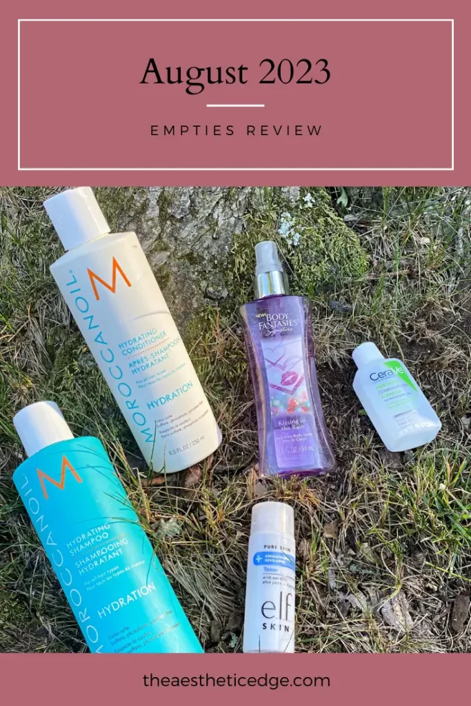 August 2023 empties review