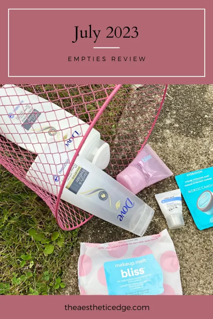 July 2023 empties review