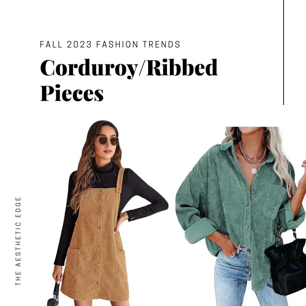 corduroy ribbed 2023 fashion trends