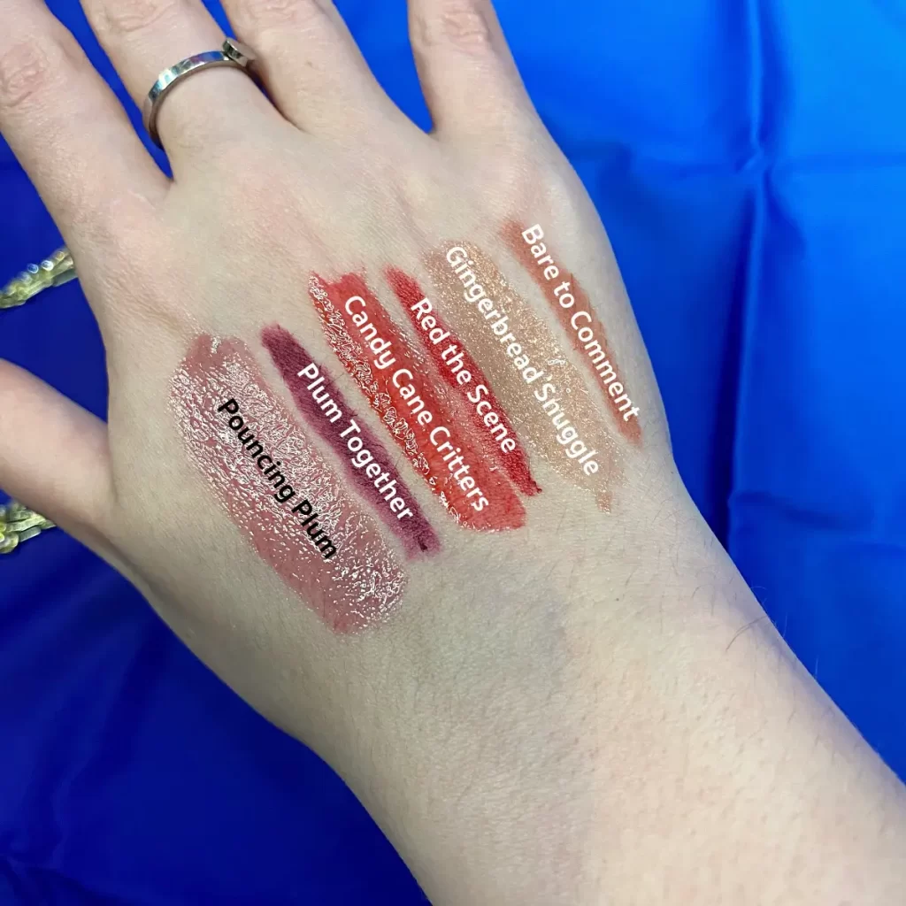 wet n wild Holiday Foxtrot Lip Liner & Gloss Set swatches