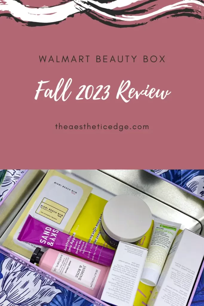walmart beauty box fall 2023 review