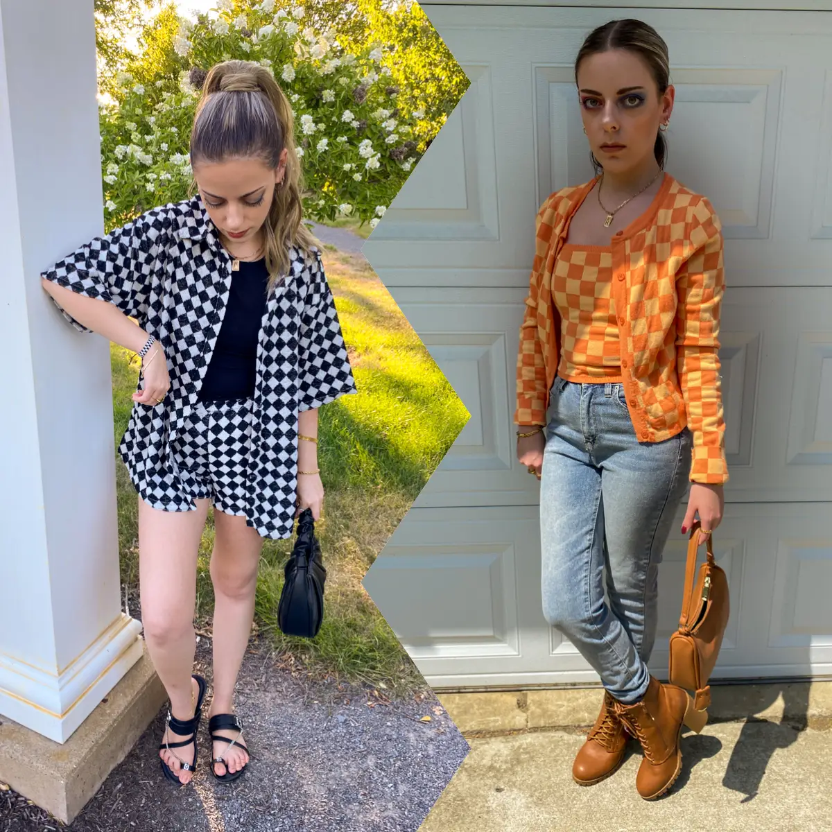 checker outfits
