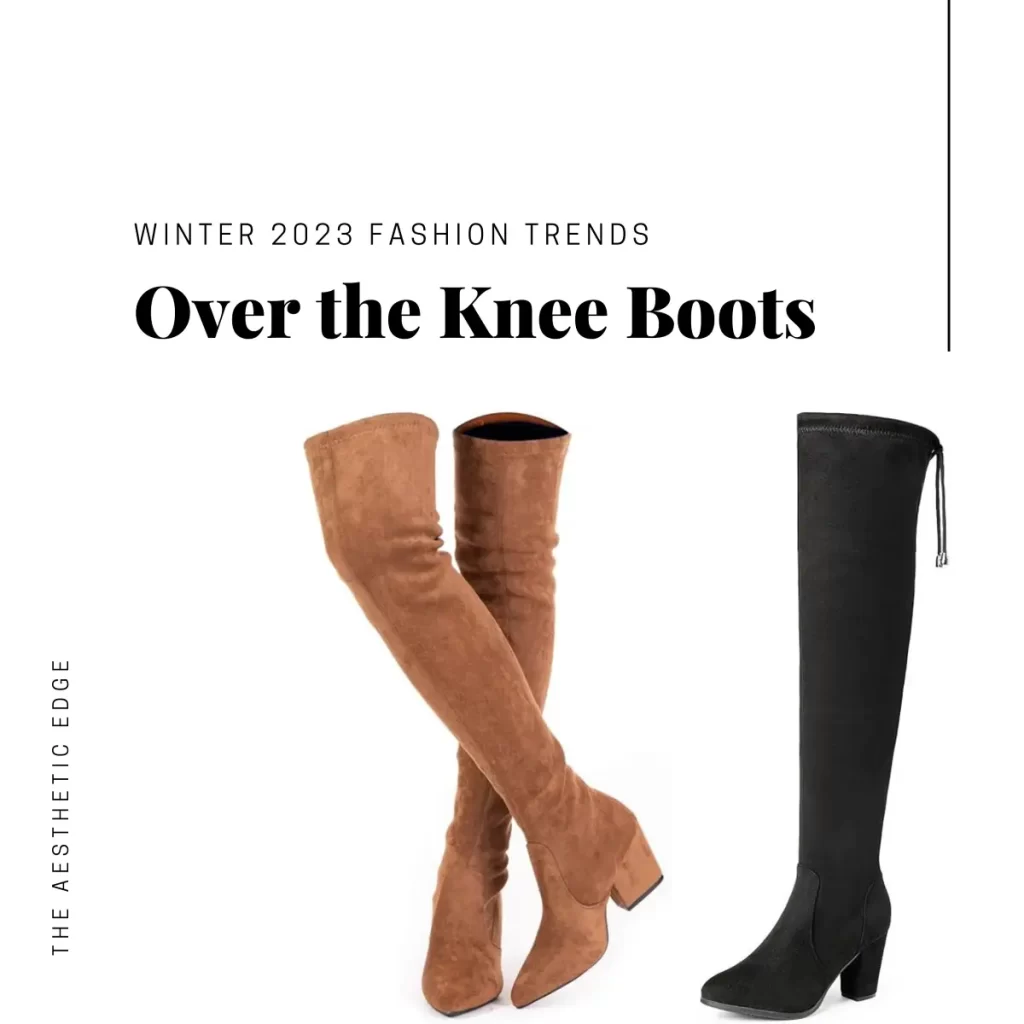 over the knee boots 2023 fashion trends