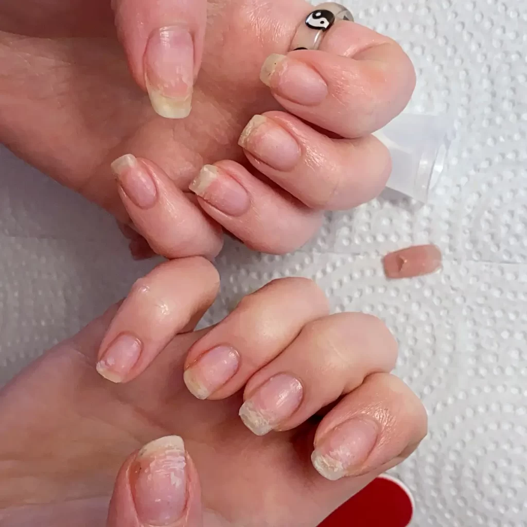 remove Kiss Salon X-tend nails