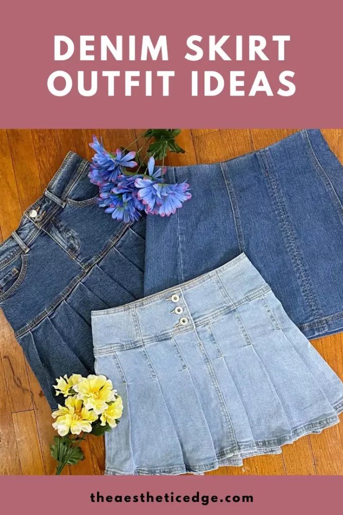Denim Skirt Outfit Ideas
