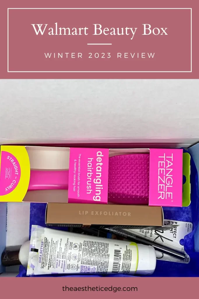 walmart beauty box winter 2023 review