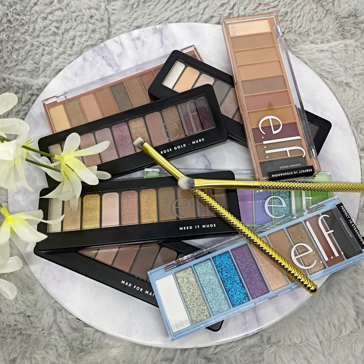 elf Perfect 10 Eyeshadow Palette review