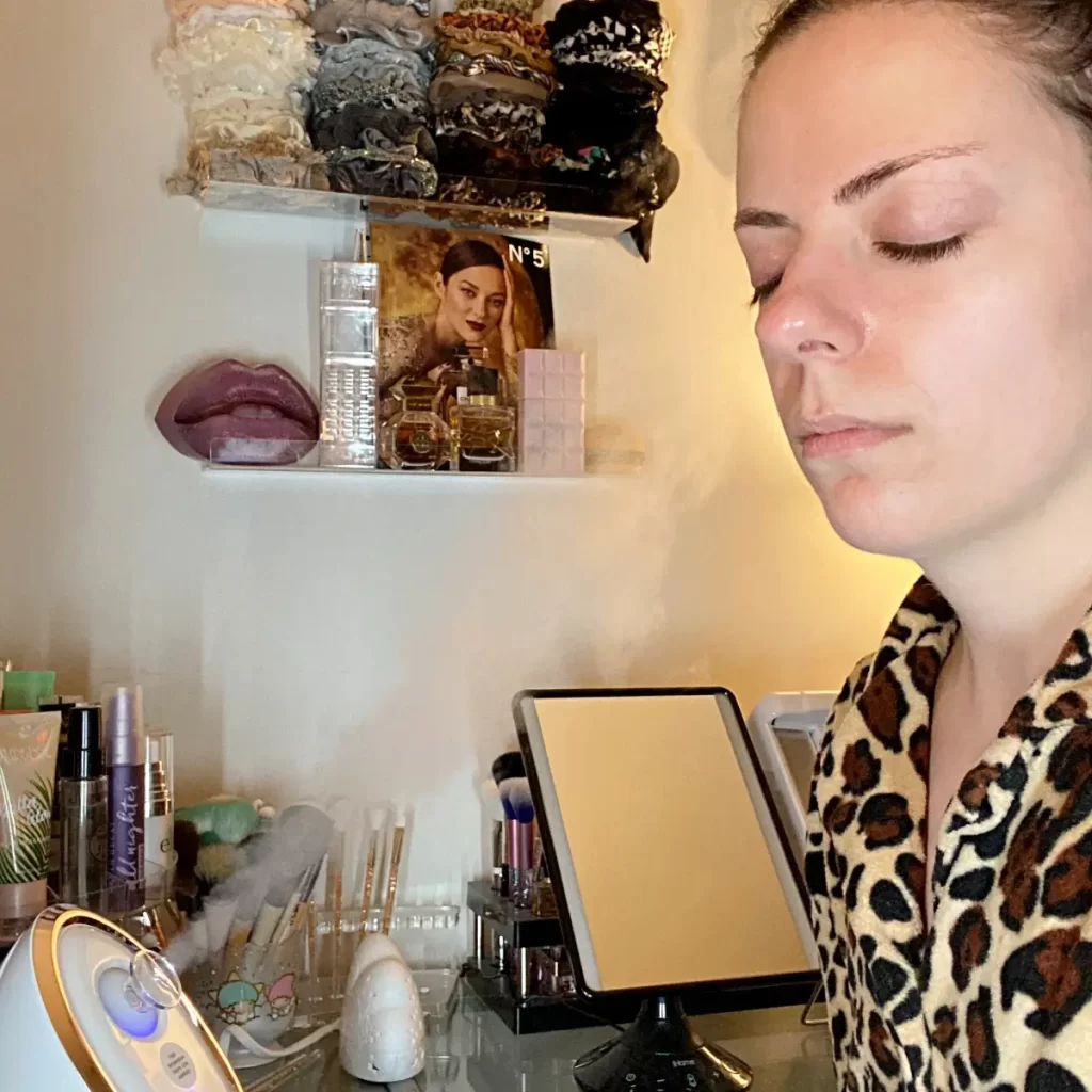 how to use Vanity Planet facial steamer