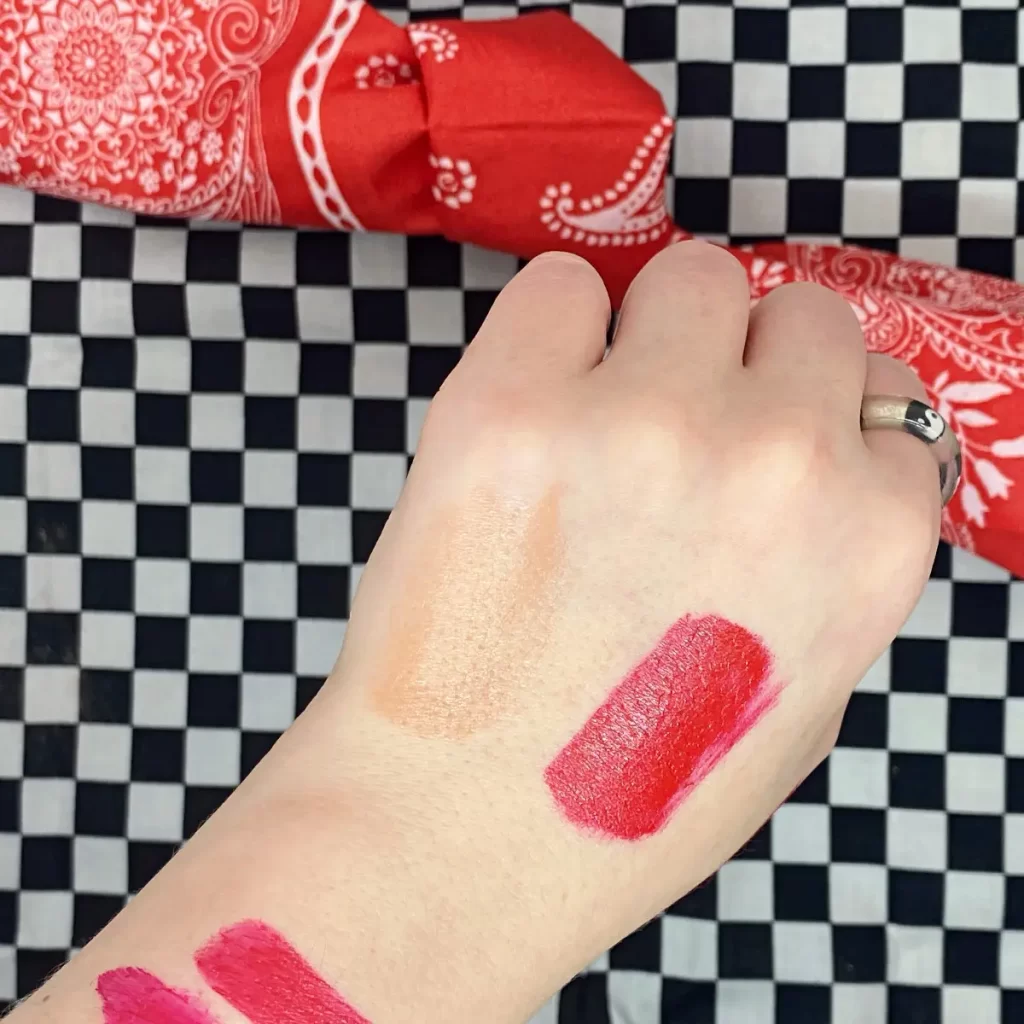gxve Spark The Fire Clean Plumping Lip Balm in L-U-V swatch