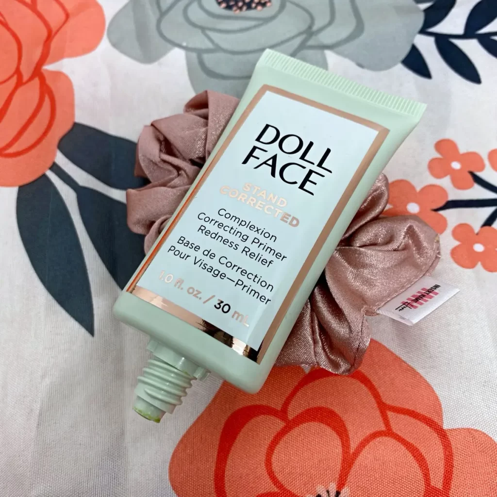 doll face Stand Corrected Complexion Correcting Primer Redness Relief