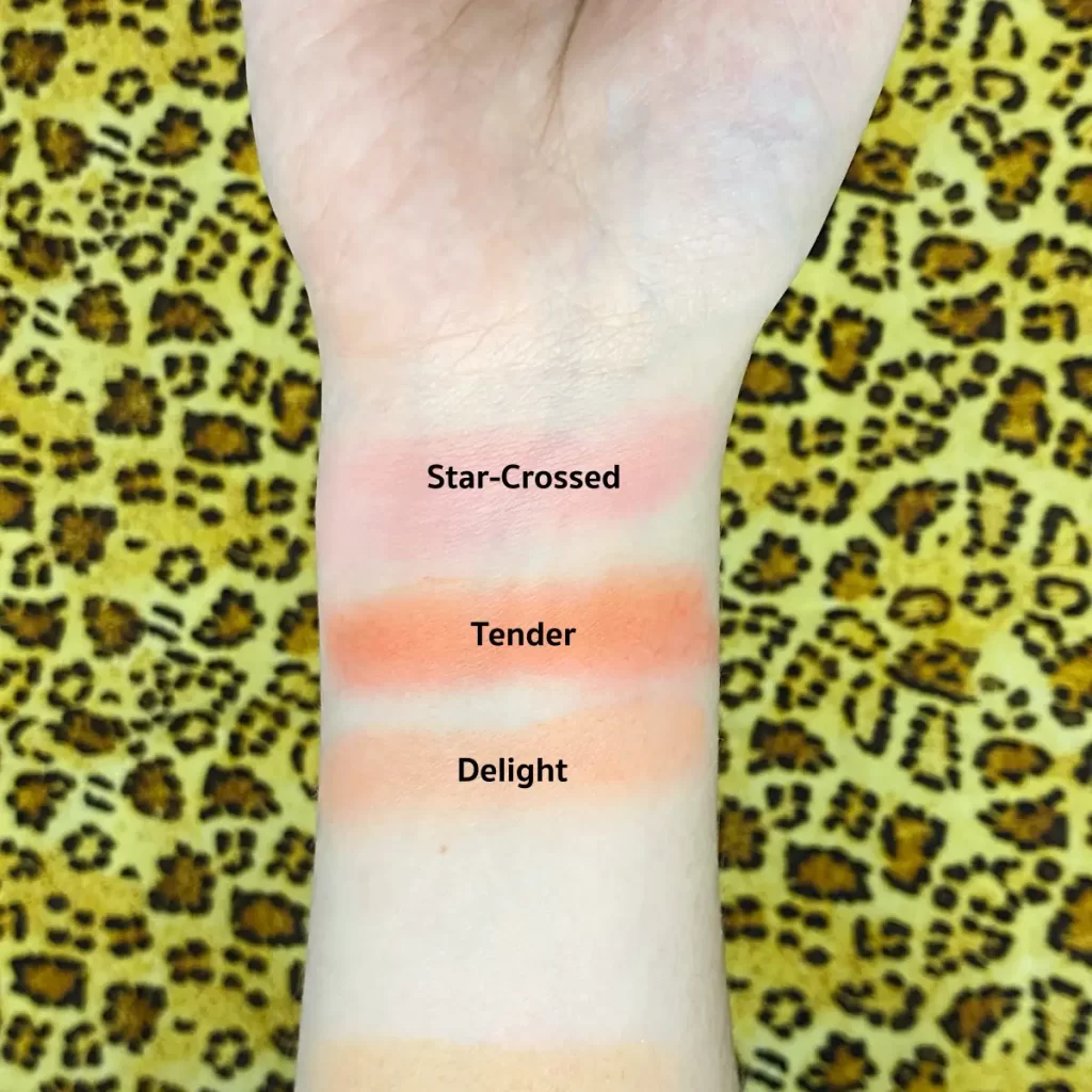 kokie Soft Gradiant Blush delight swatches