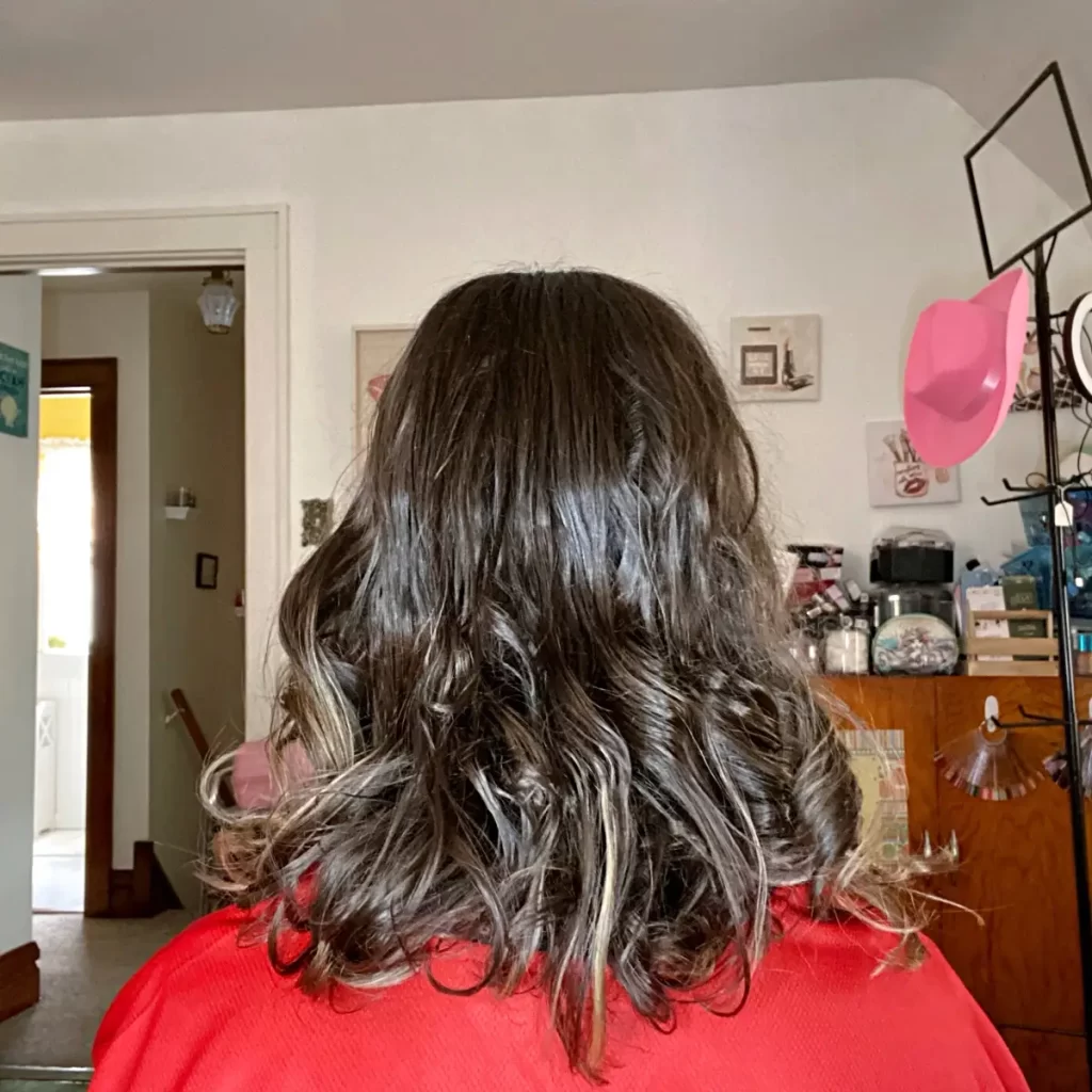 big heatless curls results