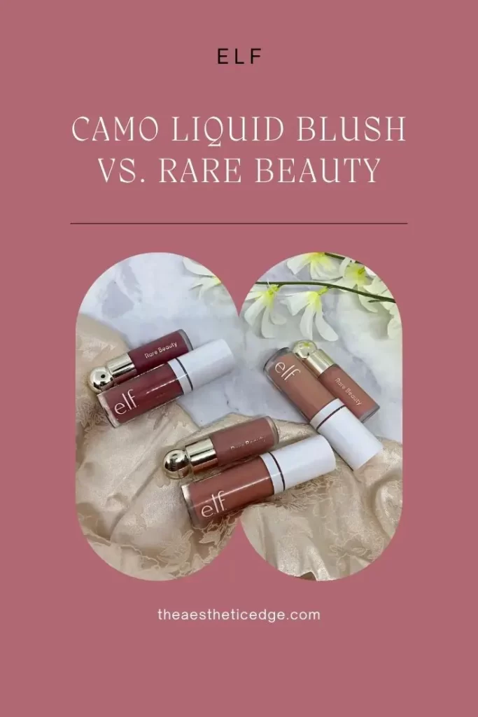 elf Camo Liquid Blush vs. Rare Beauty