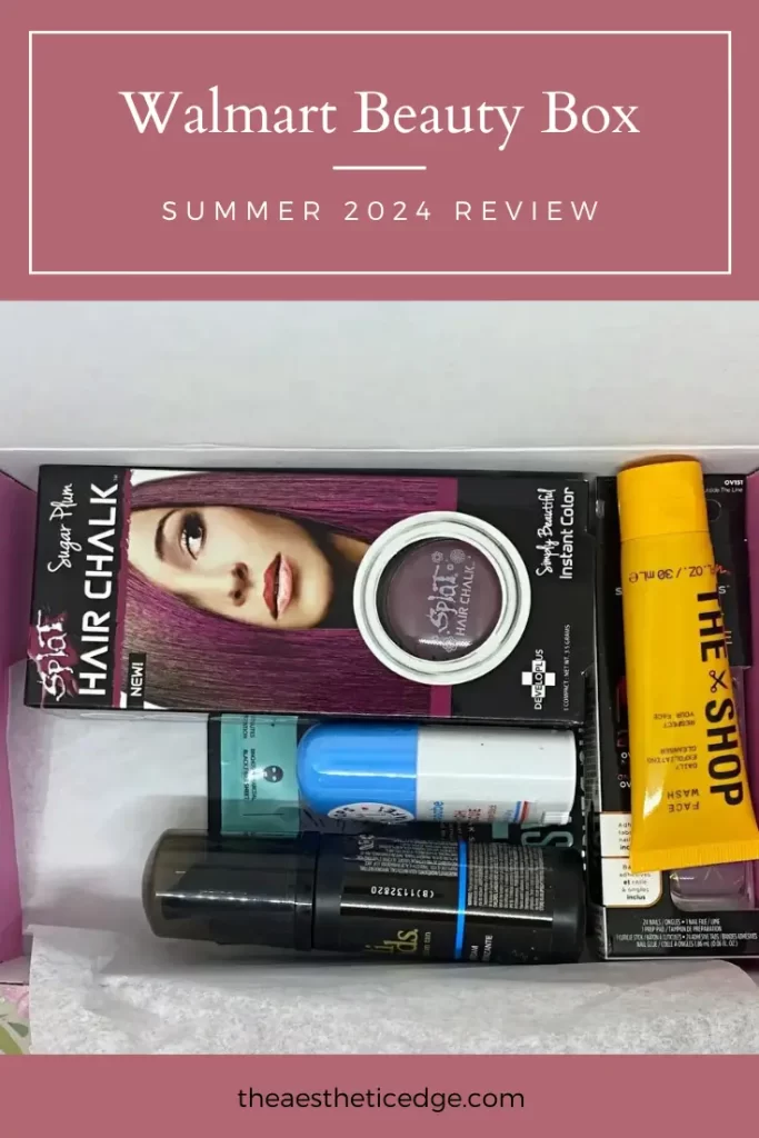 walmart beauty box Summer 2024 review