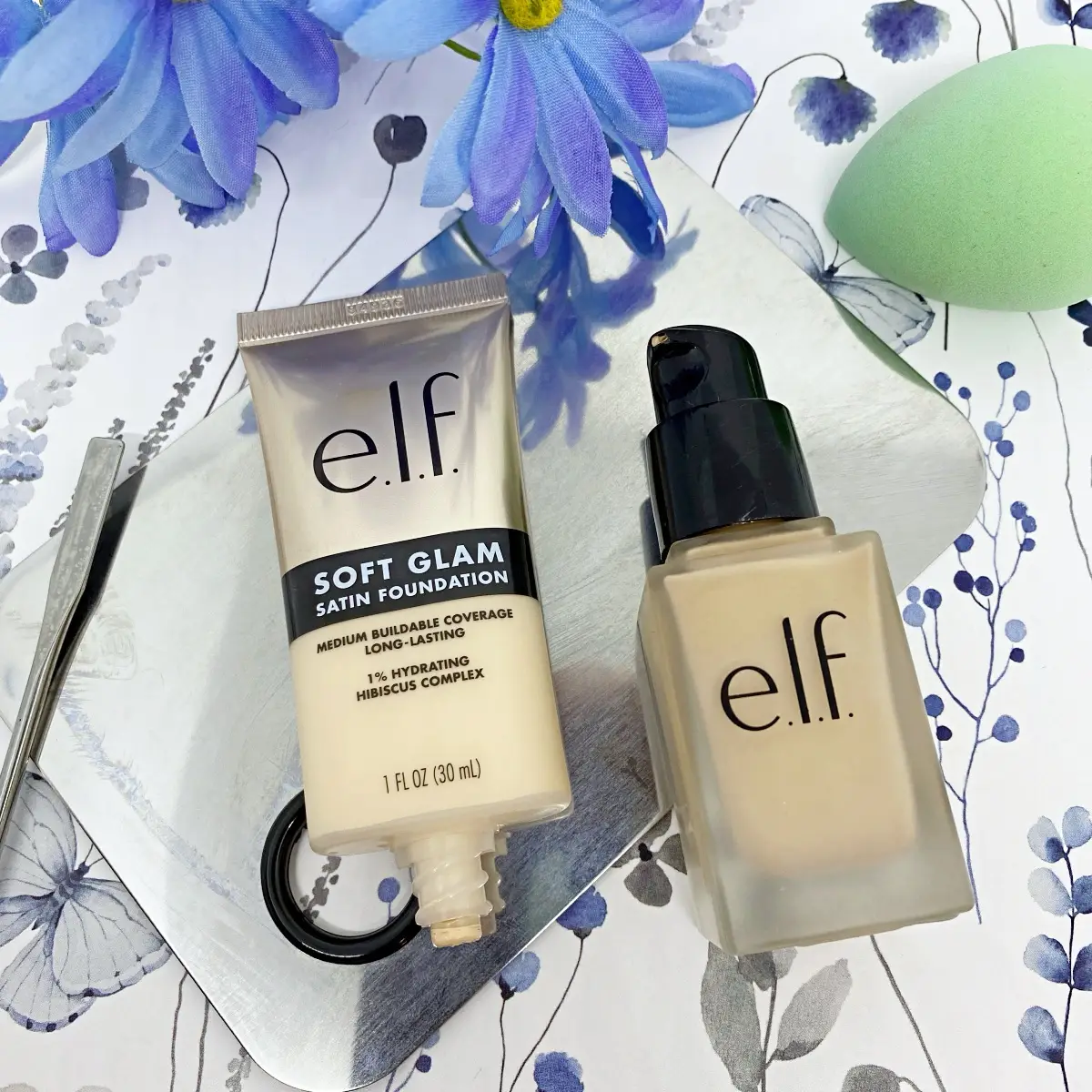 elf Soft Glam Satin Foundation vs. Flawless Satin Foundation